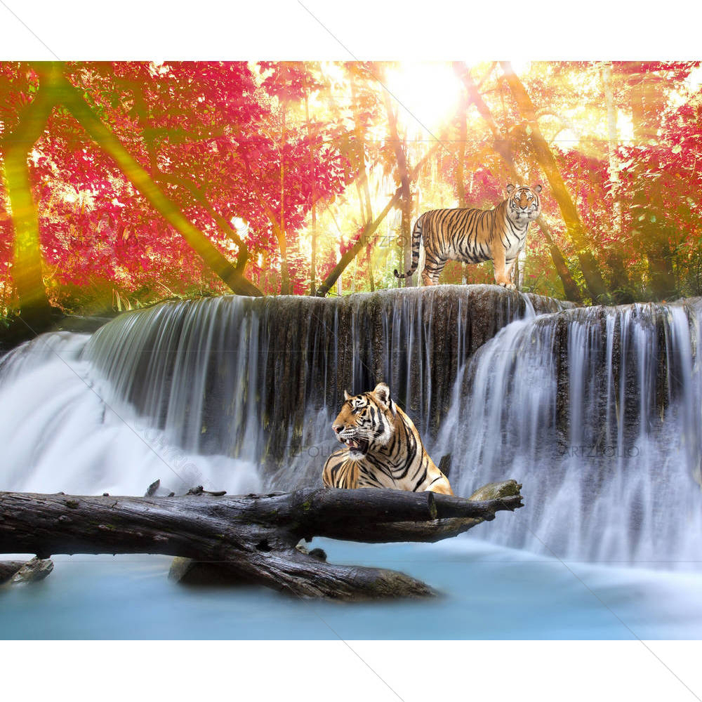Tiger In The Jungle — custom-size art design 5001461