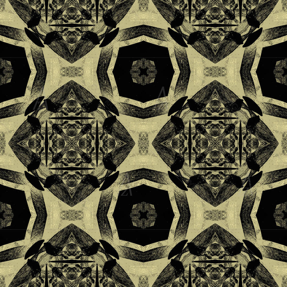 Geometric Ornamental Art D3 — custom-size art design 5001467