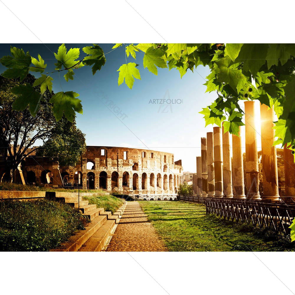 Colosseum In Rome Italy — custom-size art design 5001472