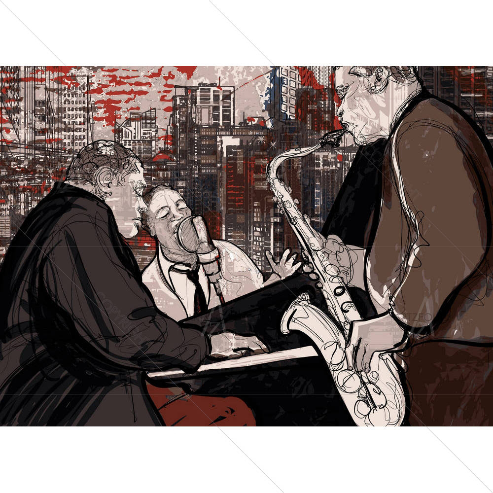 Jazz Band D1 — Cities custom art by ArtzFolio