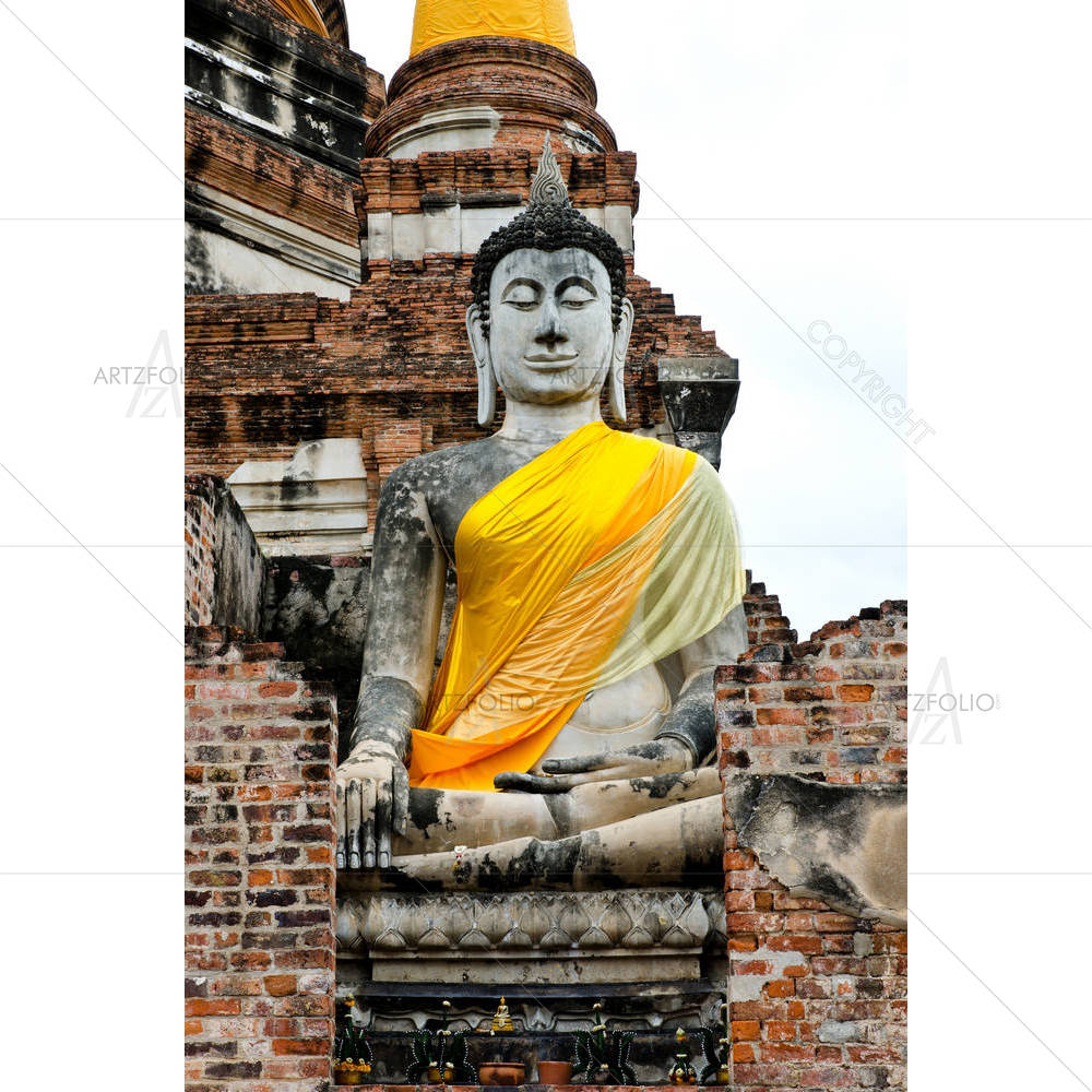 Buddha Ayutthaya Thailand — custom-size art design 5001511