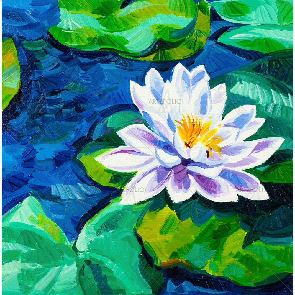 Water Lily D1 — custom-size art design 5001515