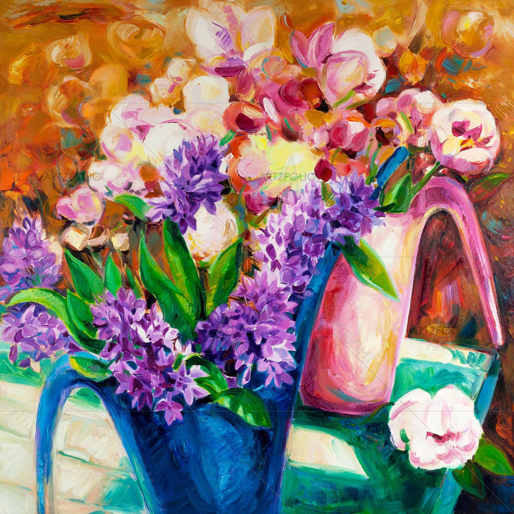 Bowl Of Fresh Flowers