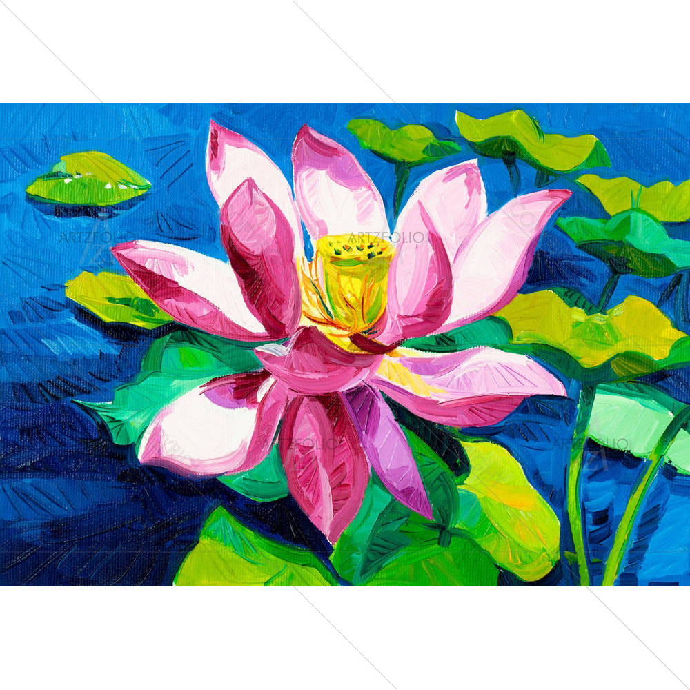 Beautiful Water Lily D1 — custom-size art design 5001528