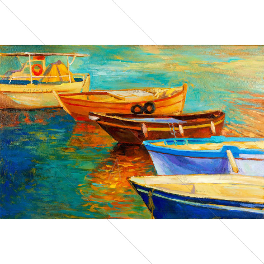 Boats & Sea D1 — custom-size art design 5001534