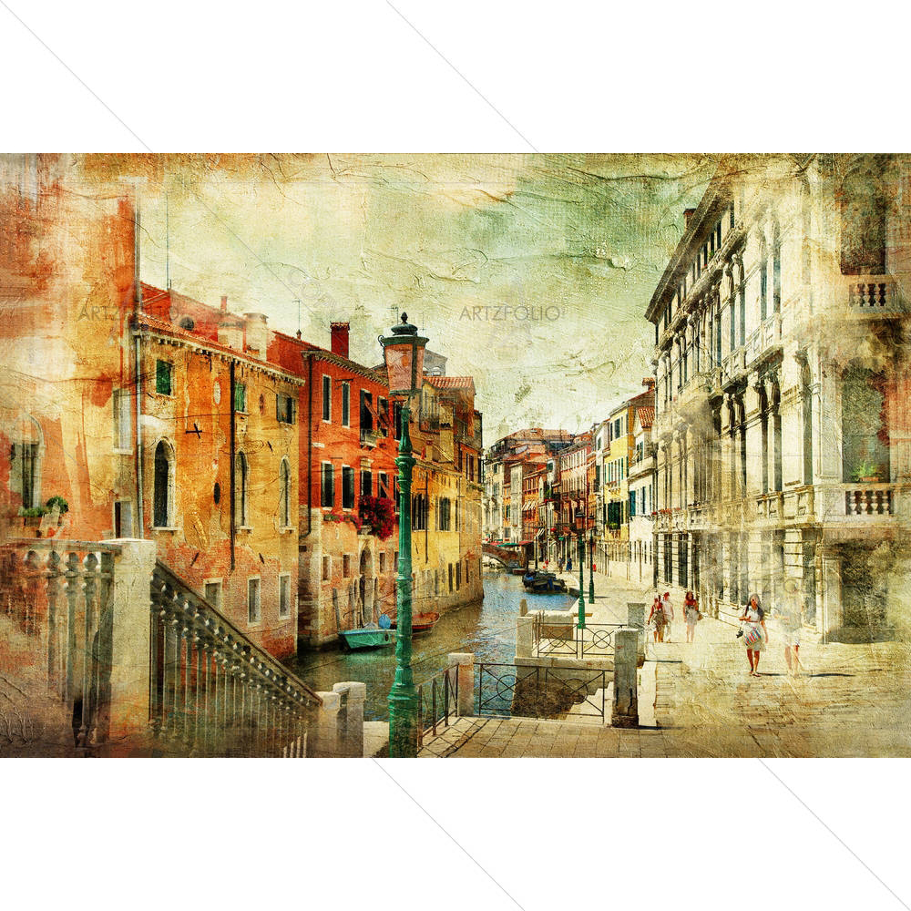 Romantic Venice D3 — Ancient custom art by ArtzFolio