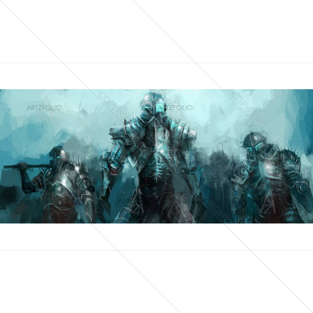 Cybernetics Army Soldiers — Ancient custom art by ArtzFolio