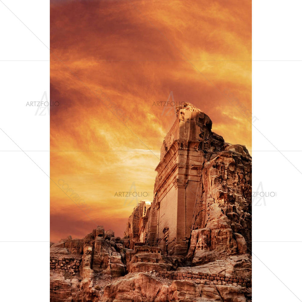 Ancient City Of Petra, Jordan — custom-size art design 5001566