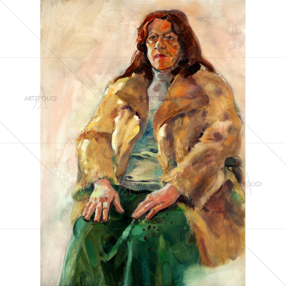 Woman Portrait D4 — custom-size art design 5001568