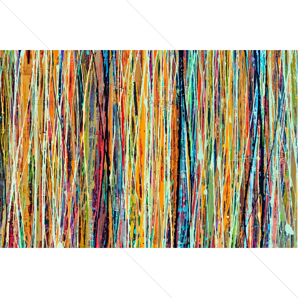 Abstract Stripe Paint D3 — custom-size art design 5001583
