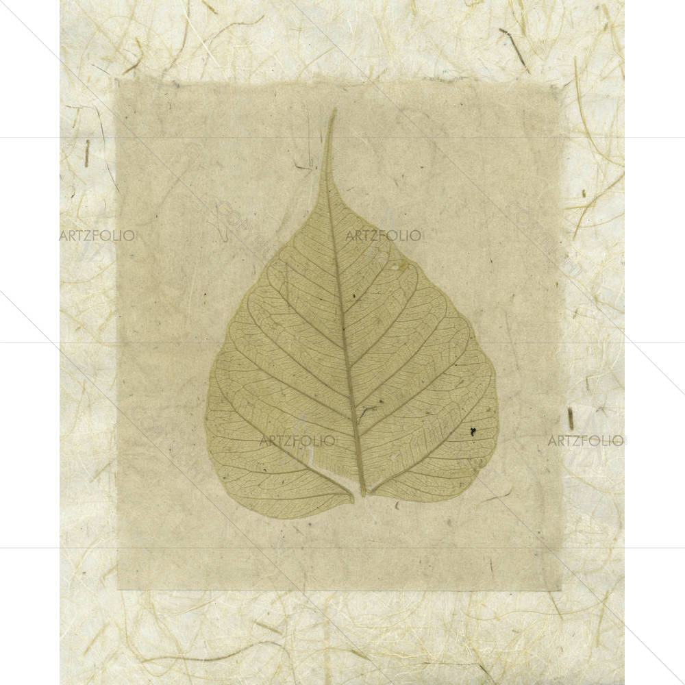 Bodhi Leaf Collage — custom-size art design 5001589