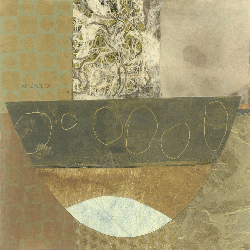 Collage Of A Bowl — custom-size art design 5001593