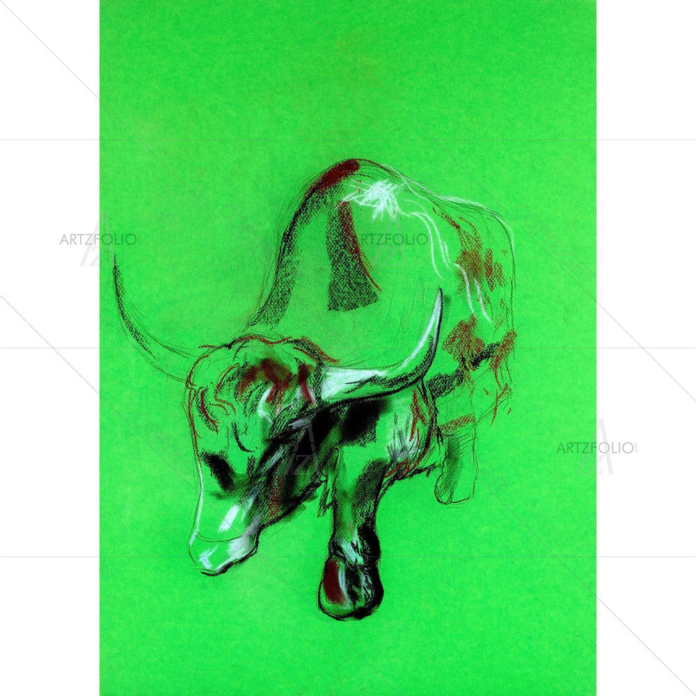 Buffalo — African custom art by ArtzFolio