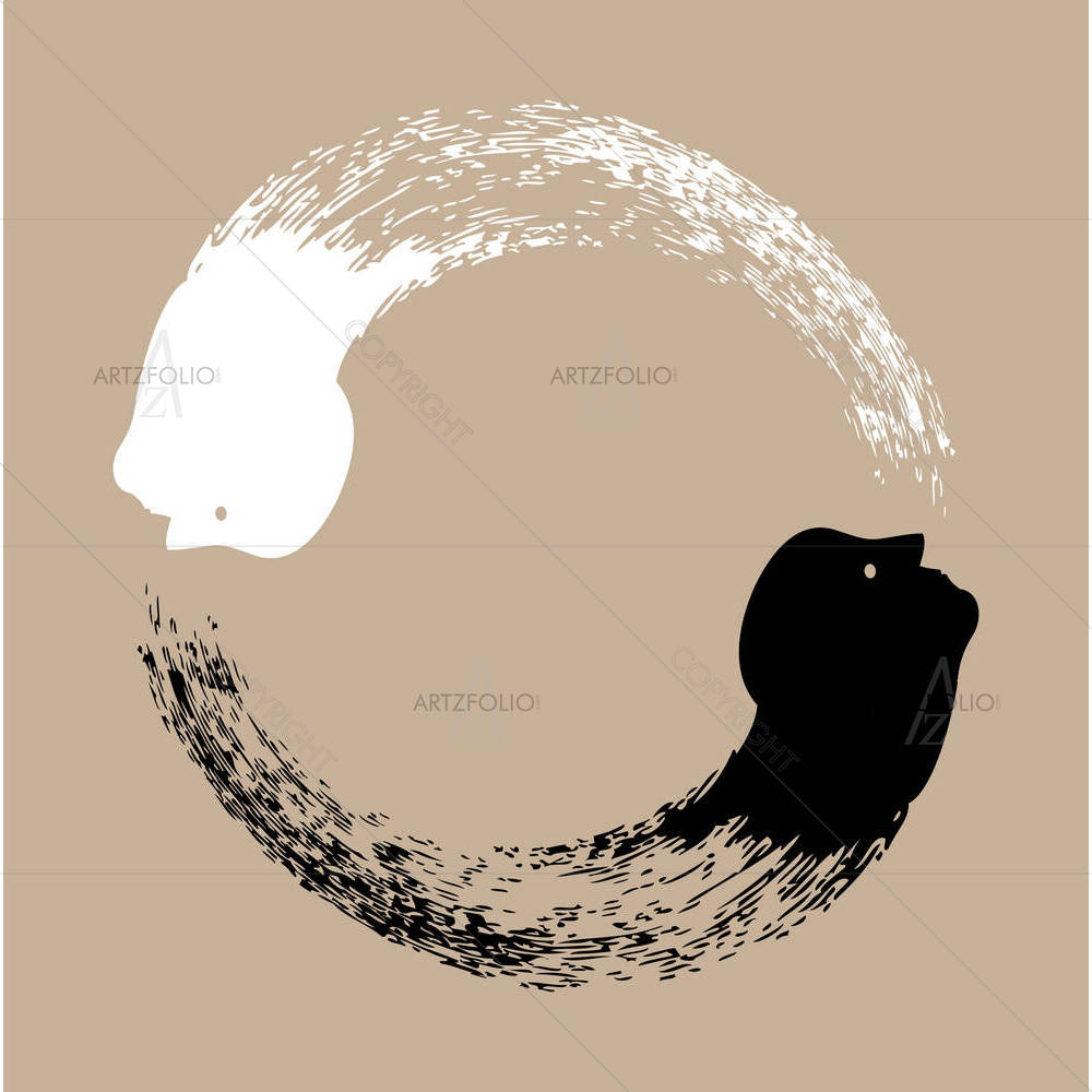 Taichi Yin & Yang — custom-size art design 5001617