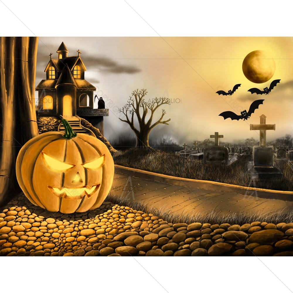 Halloween Concept D1 — custom-size art design 5001628