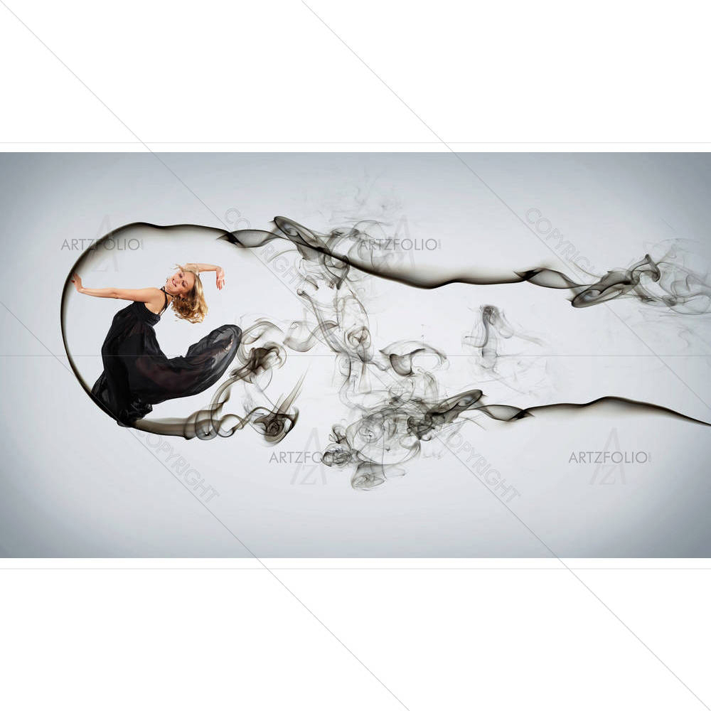 Dancer With Black Smoke D3 — Culture custom art by ArtzFolio