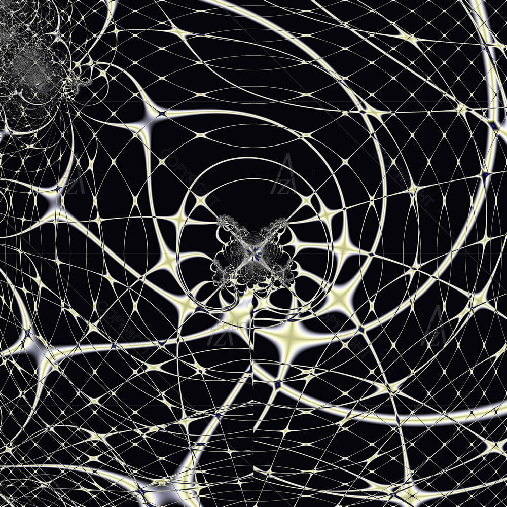 Elegant Fractal Design Spiderweb — custom-size art design 5001671
