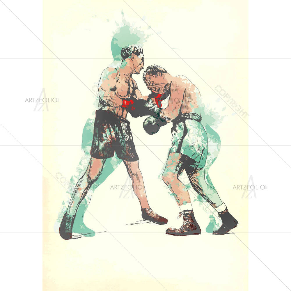Boxing Men D1 — custom-size art design 5001674