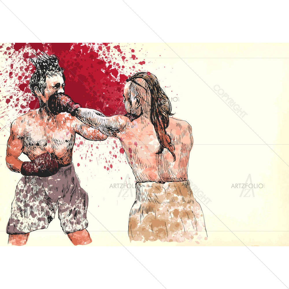 Boxing Men D5 — custom-size art design 5001679