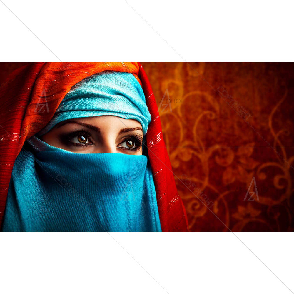 Young Arabic Woman — Devotional custom art by ArtzFolio