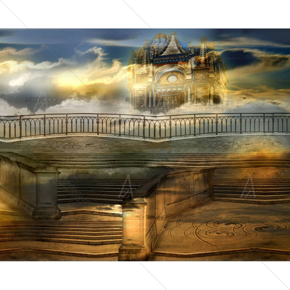 Aerial Castle — Collages custom art by ArtzFolio