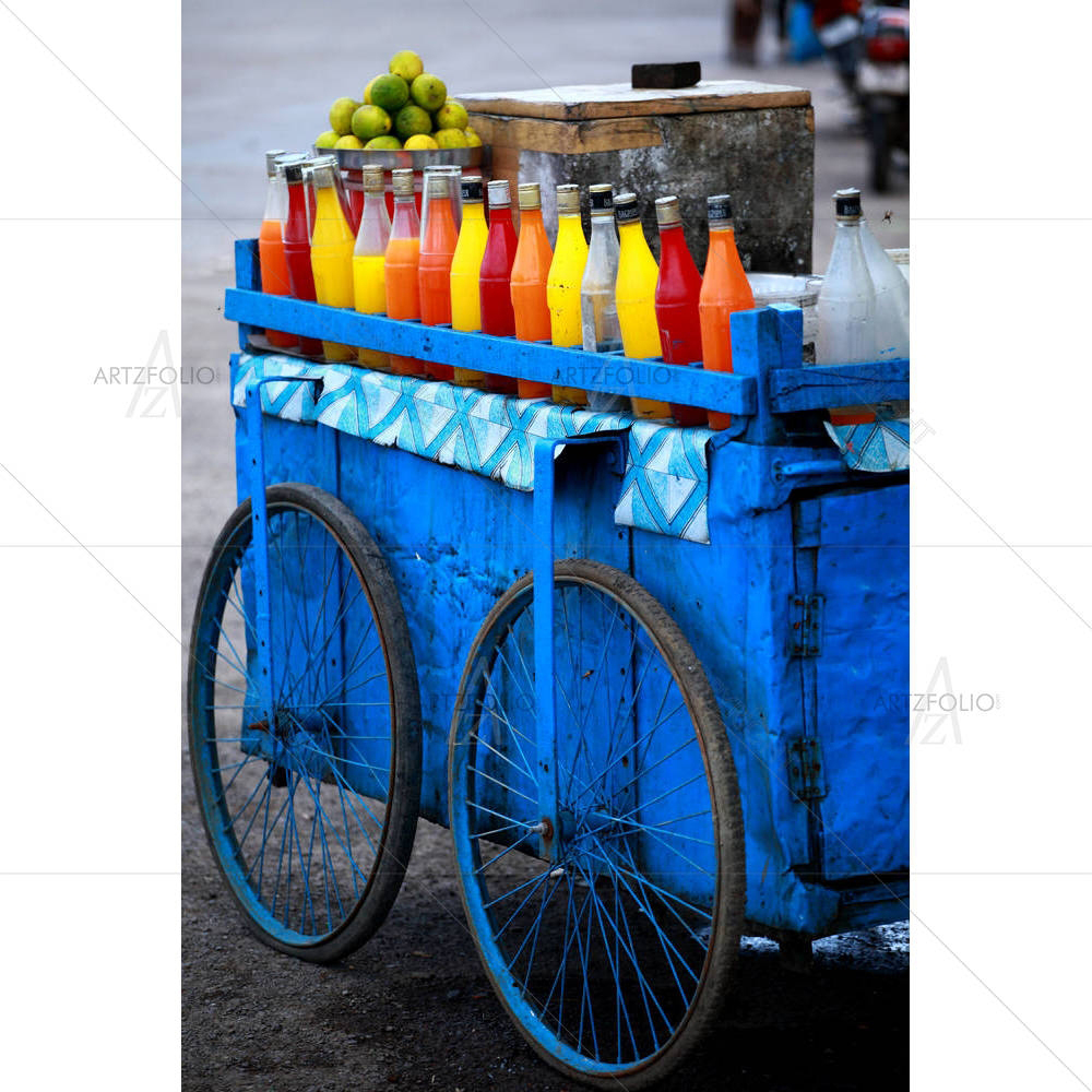 Traditional India Food On The Street — custom-size art design 5001715