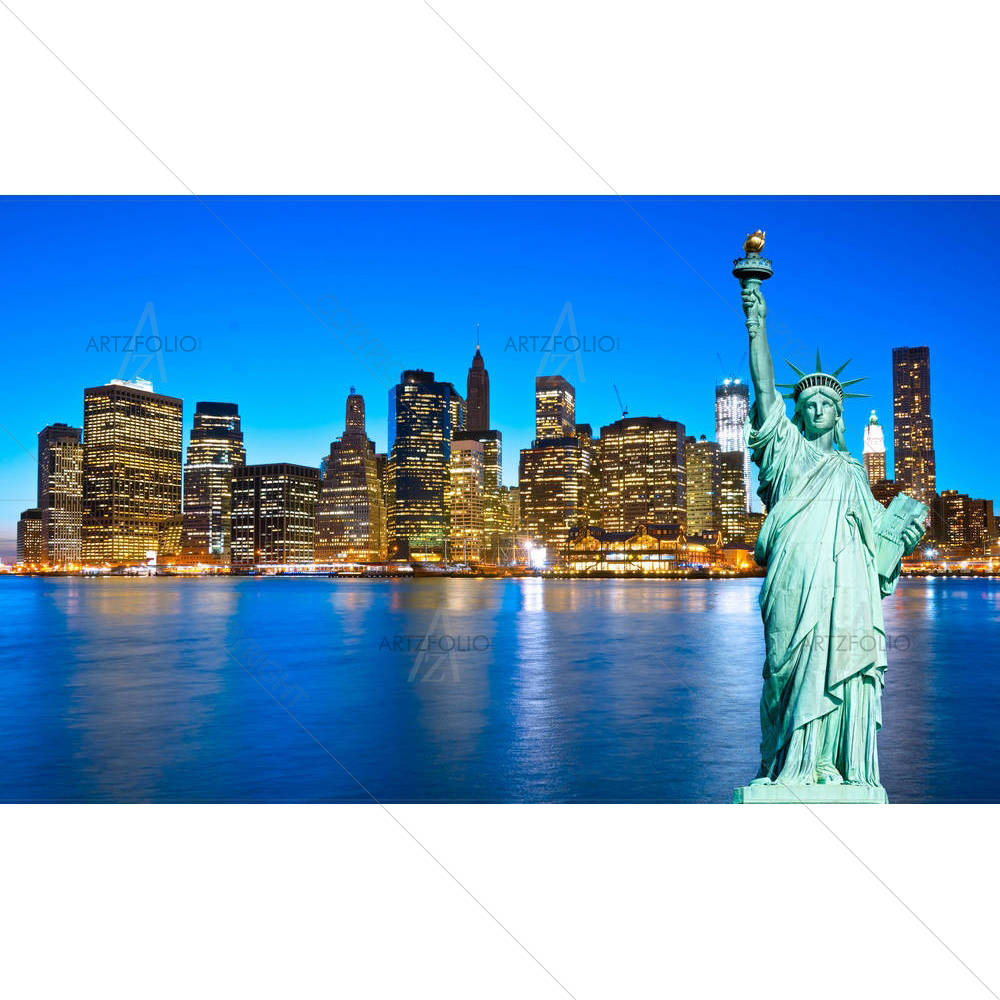 Manhattan, New York City, USA — custom-size art design 5001717