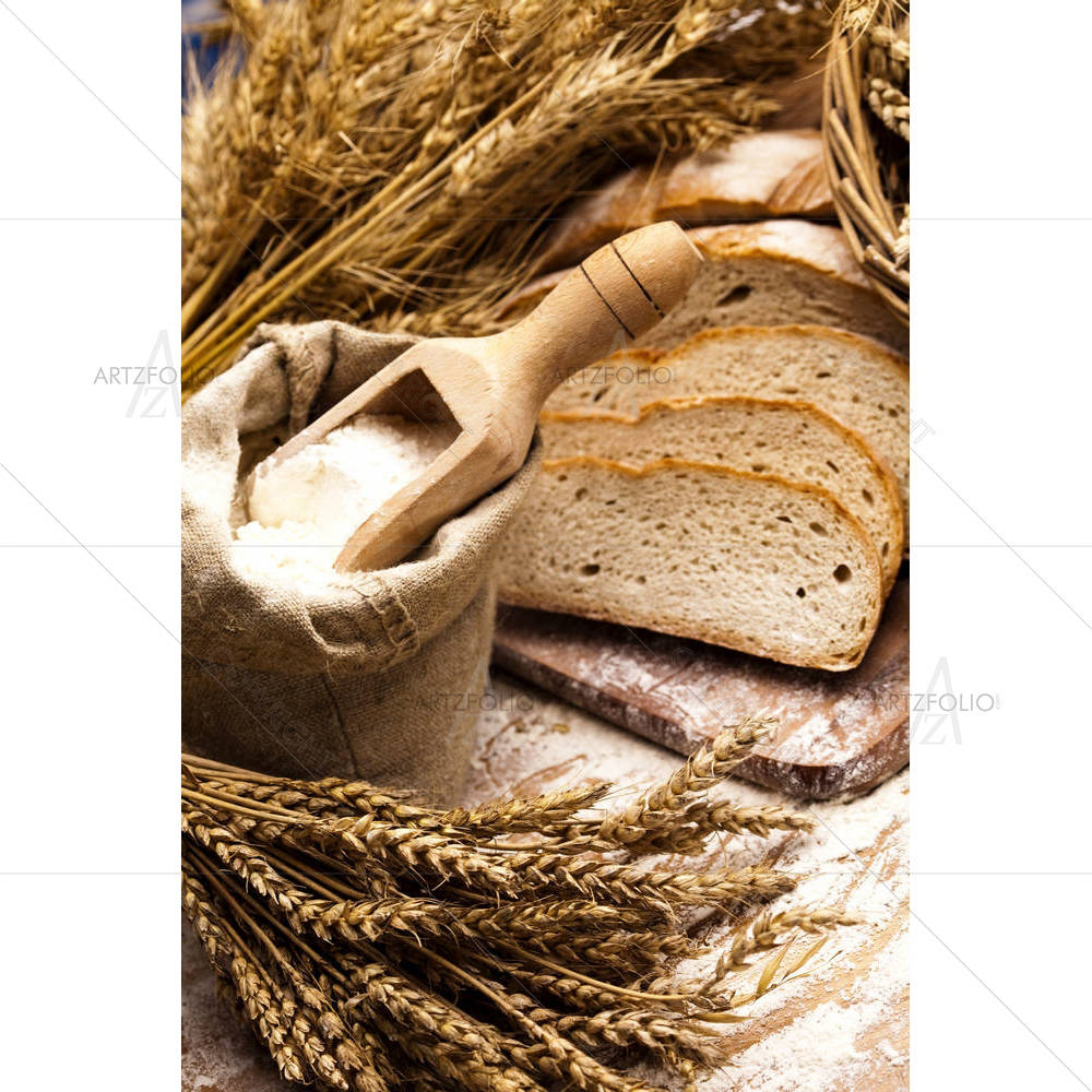 Assortment Of Baked Bread D2 — custom-size art design 5001719