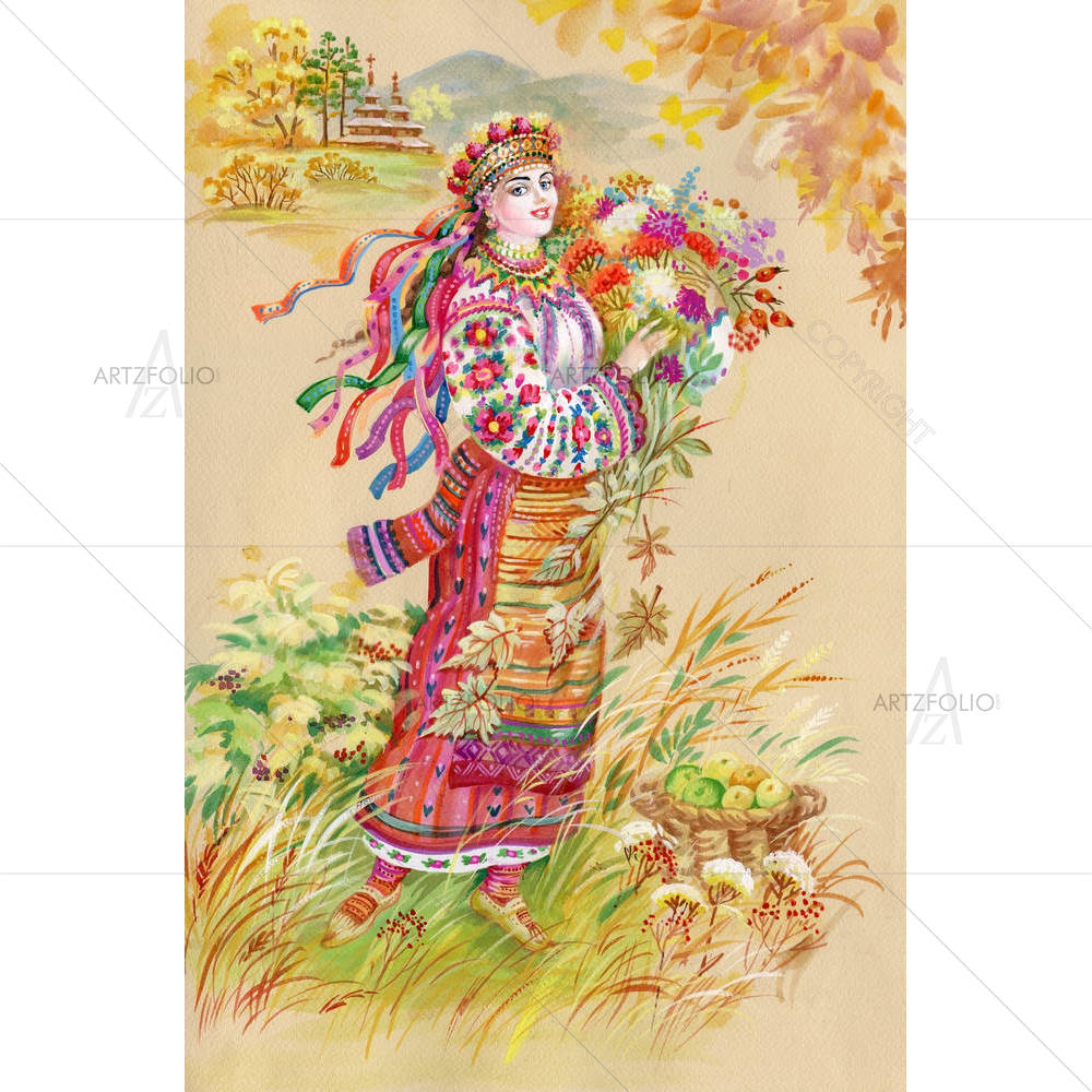 Easter Slavic Tradition — Ancient custom art by ArtzFolio