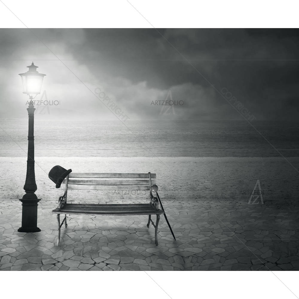 Vintage Artistic Imagine At The Sea — custom-size art design 5001739