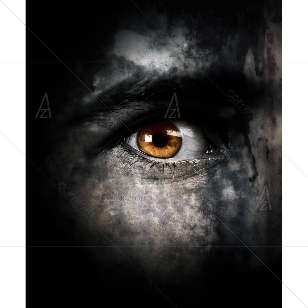Demonic Eye Looking At You — custom-size art design 5001743