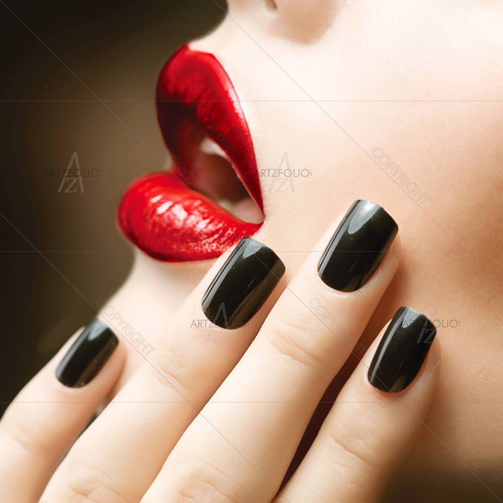 Makeup & Manicure — Fashion custom art by ArtzFolio