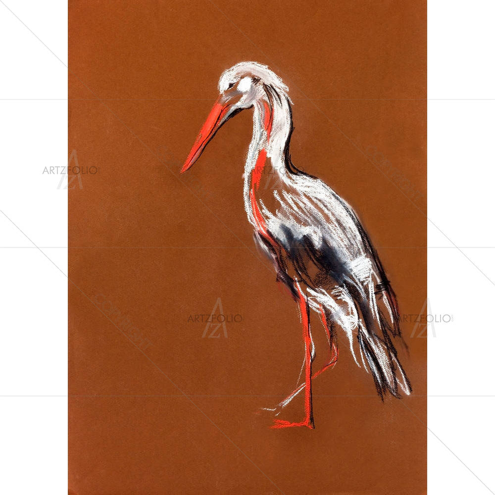 Stork — custom-size art design 5001757