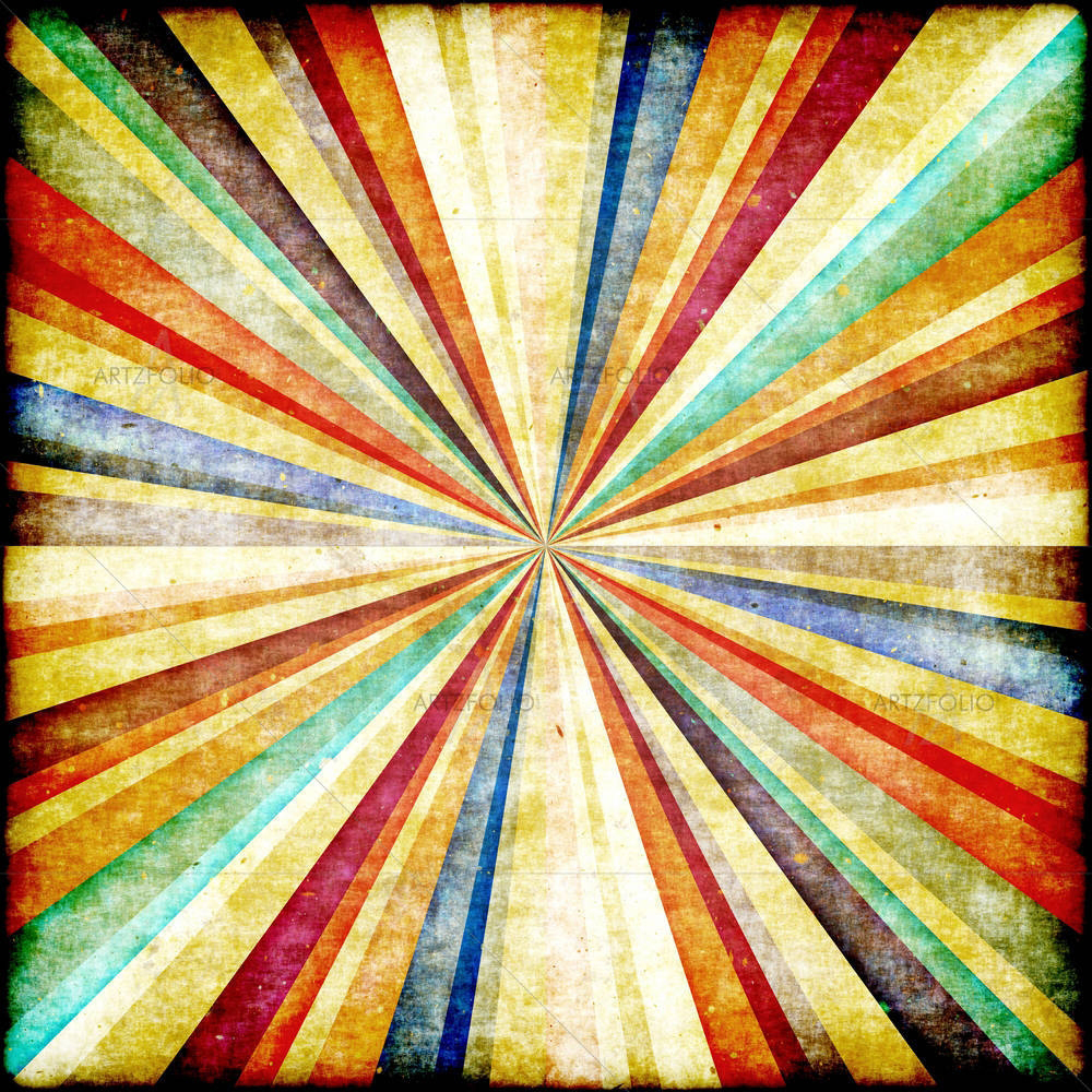 Multicolor Sunbeams D1 — custom-size art design 5001761