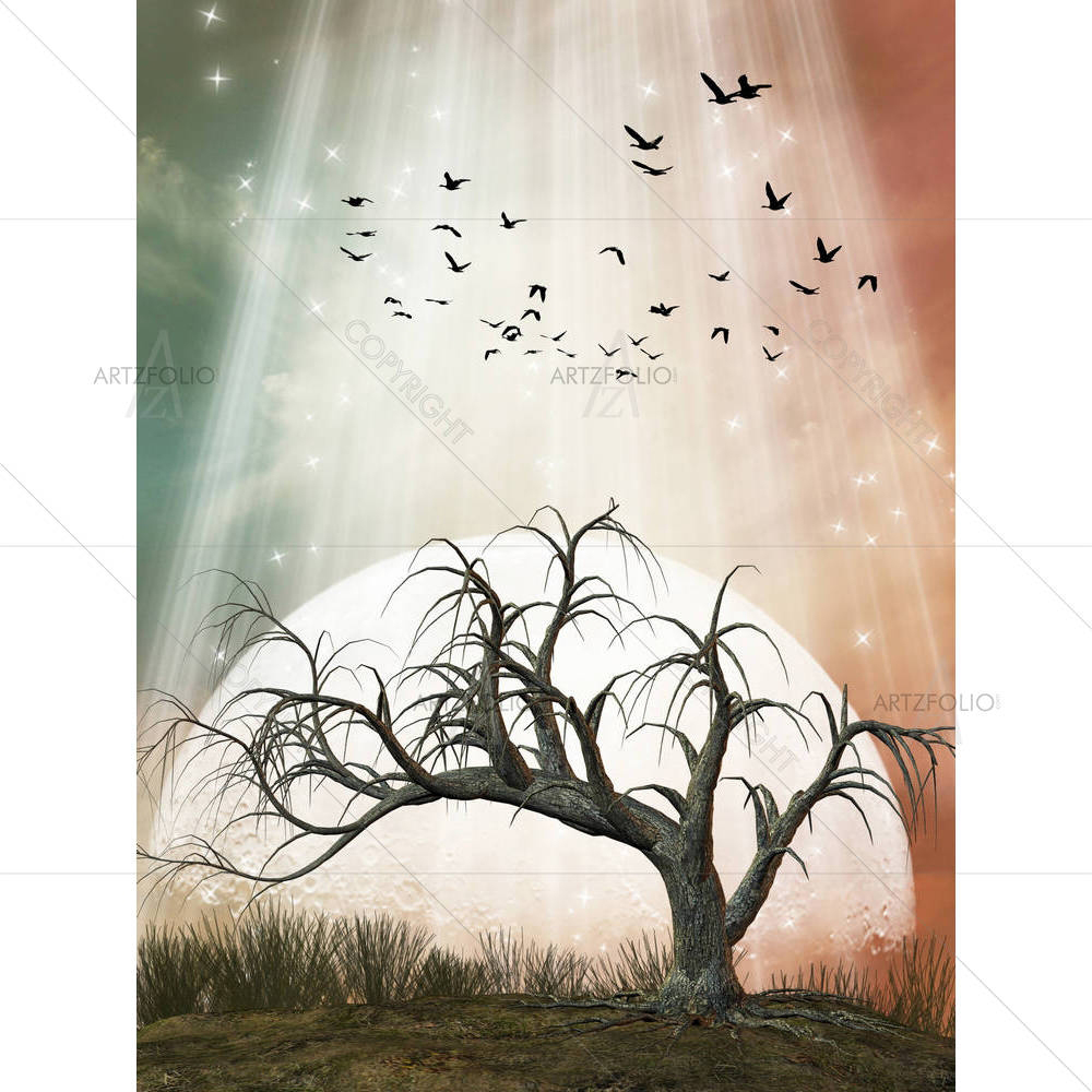 Fantasy Landscape D3 — custom-size art design 5001763