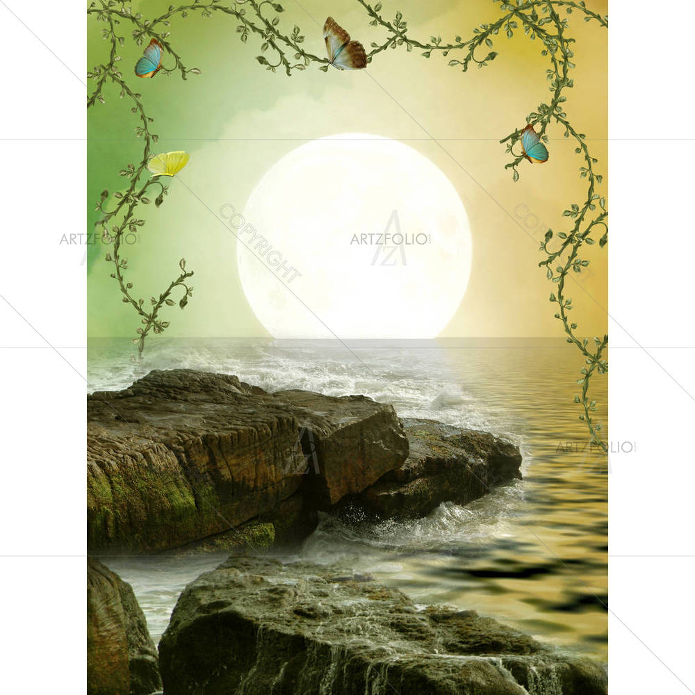 Fantasy Landscape D4 — custom-size art design 5001764