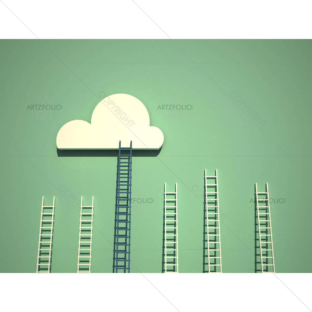 Ladders Concept — custom-size art design 5001812