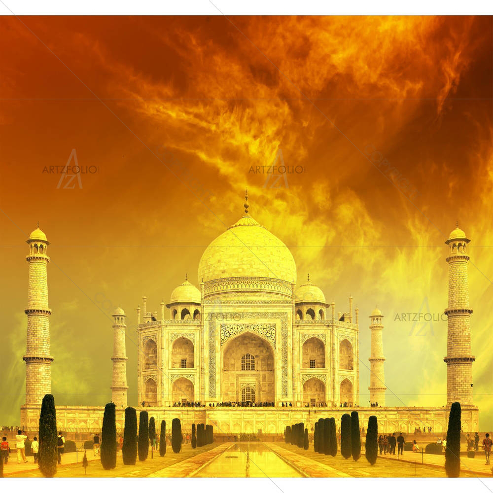 Taj Mahal, India D2 — Devotional custom art by ArtzFolio