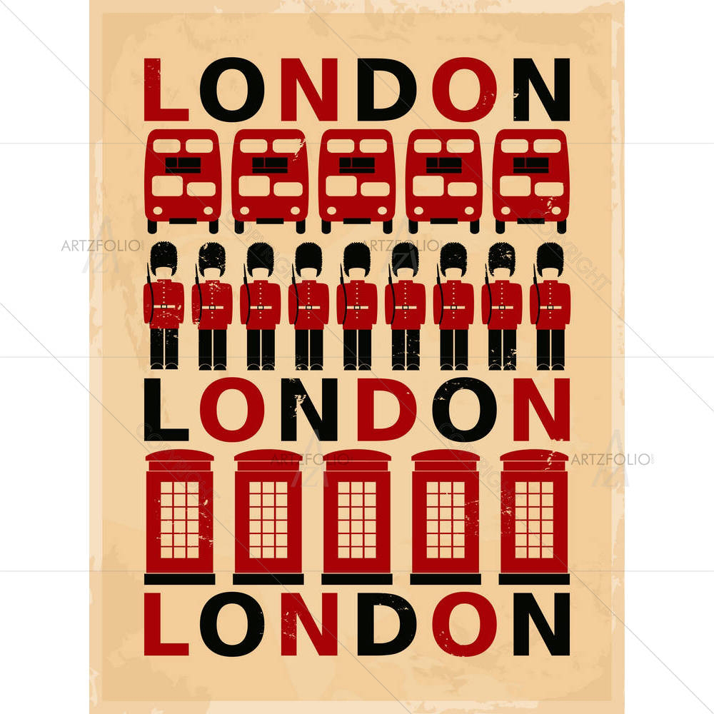 London Symbols & Landmarks D2 — custom-size art design 5001855