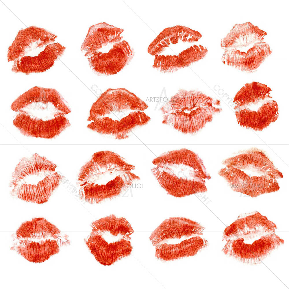 Lipstick Kiss — custom-size art design 5001873