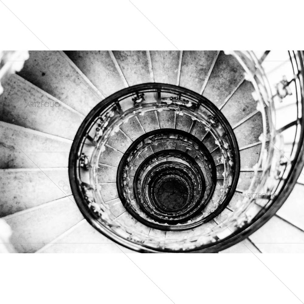 Spiral Staircases Form A Spiral D1 — Abstract custom art by ArtzFolio