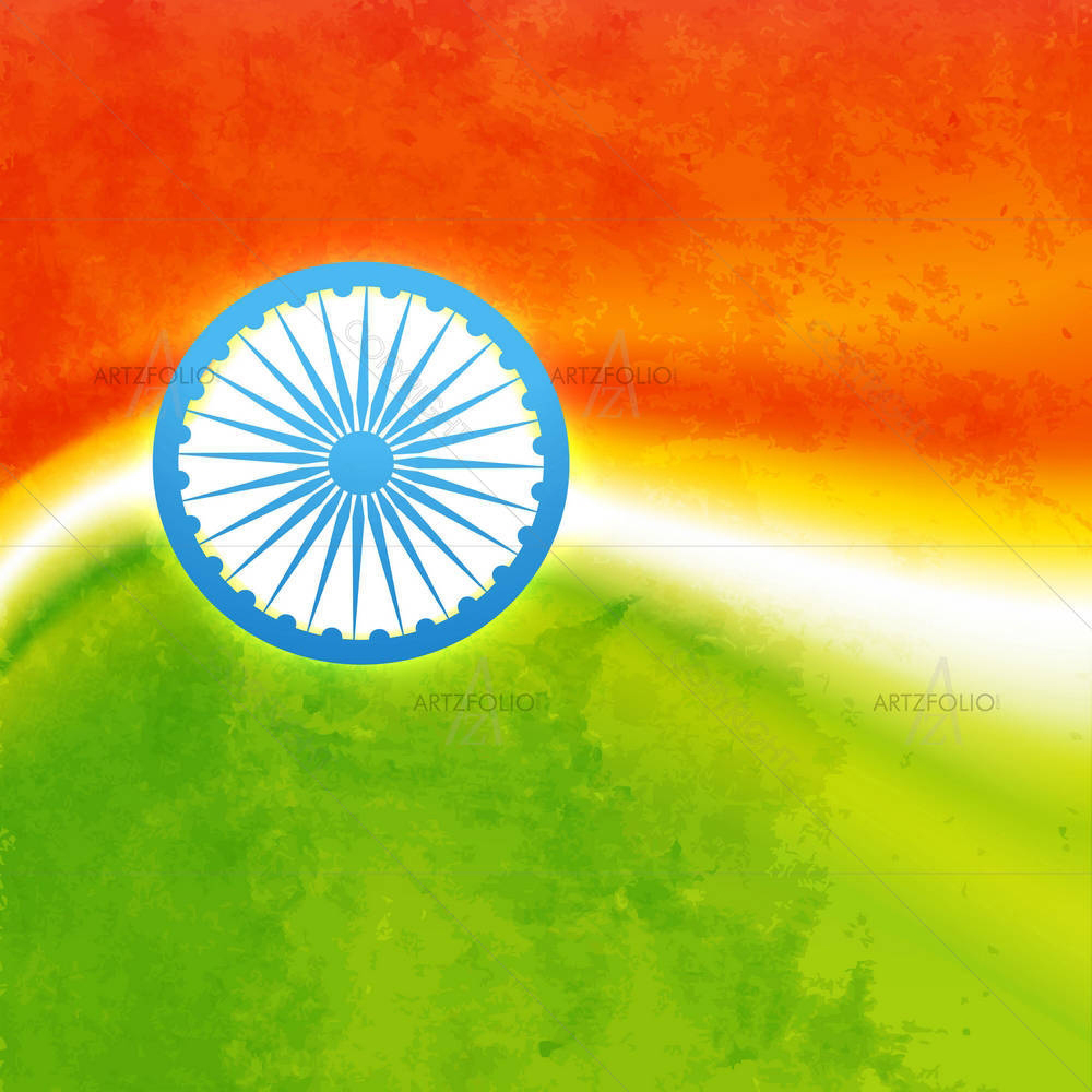 Indian Flag Design D1 — custom-size art design 5001909