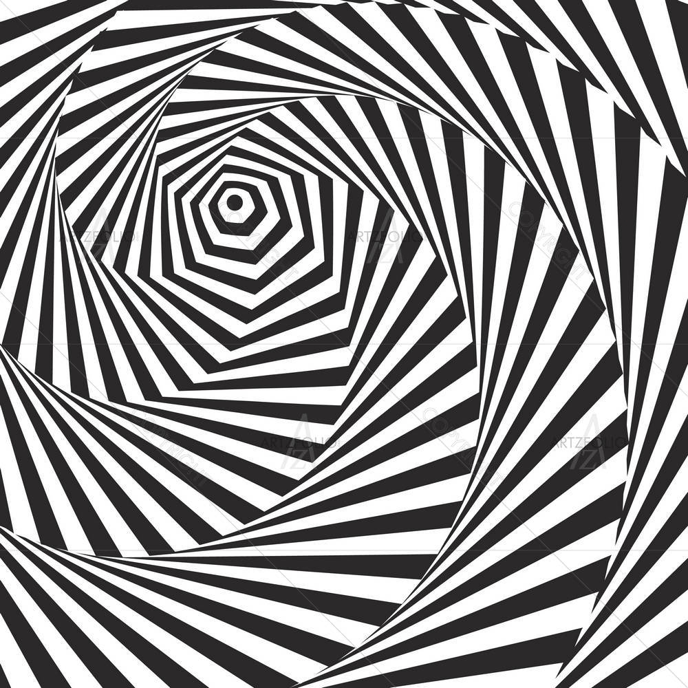 Abstract Vasarely Optical Effect — custom-size art design 5001925