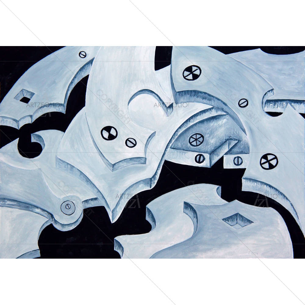 Abstract Art D20 — Abstract custom art by ArtzFolio