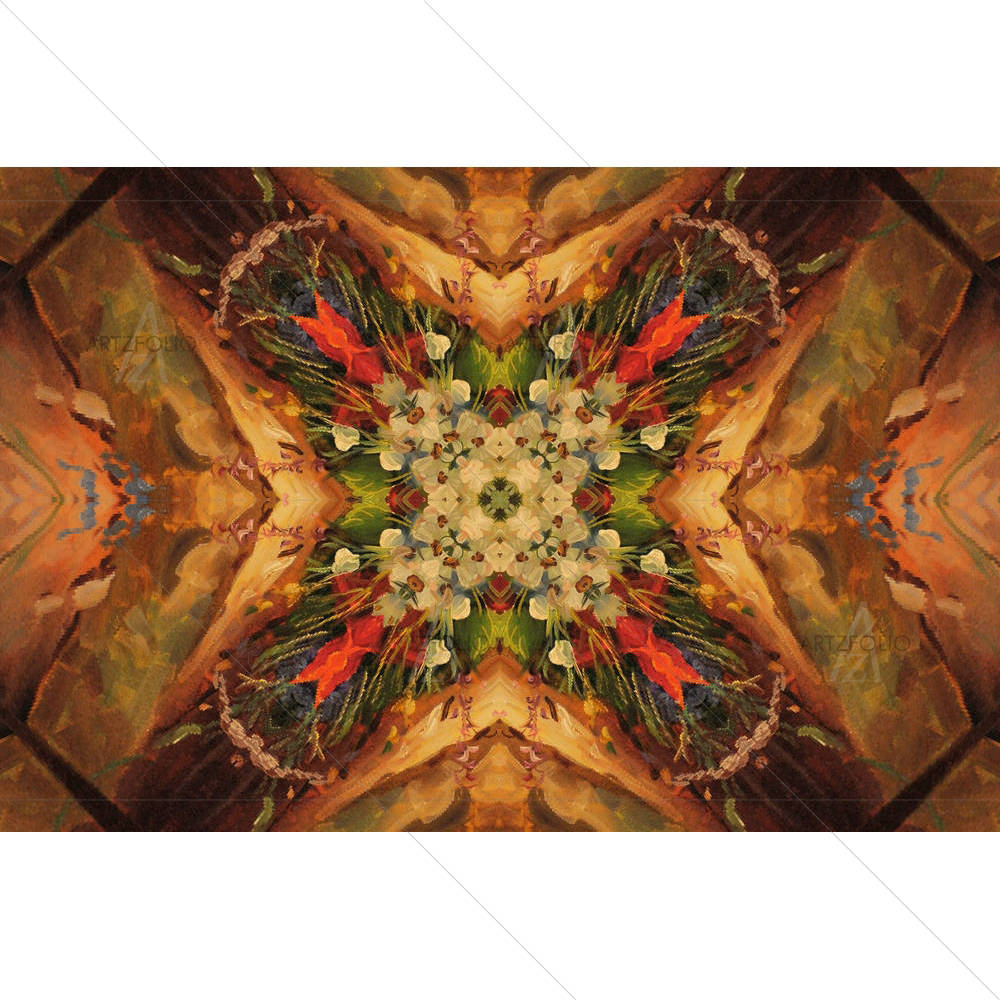 Ethnic Ornament D1 — Botanical custom art by ArtzFolio