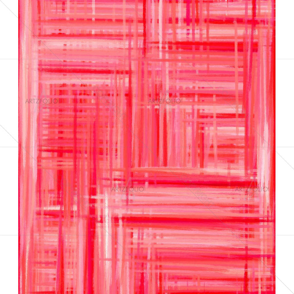 Red Pastel Abstract — custom-size art design 5001997