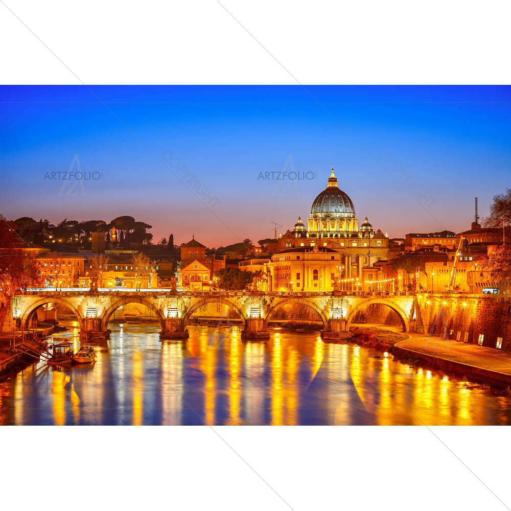 St Peter's Cathedral in Rome, Italy — custom-size art design 5002008