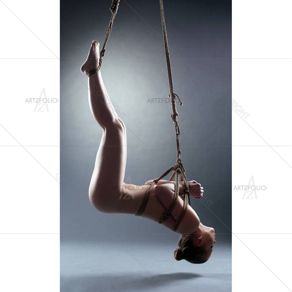 Nude Young Woman With Shibari D1 — custom-size art design 5002015
