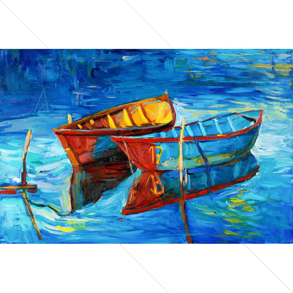 Boats & Sea D2 — custom-size art design 5002026