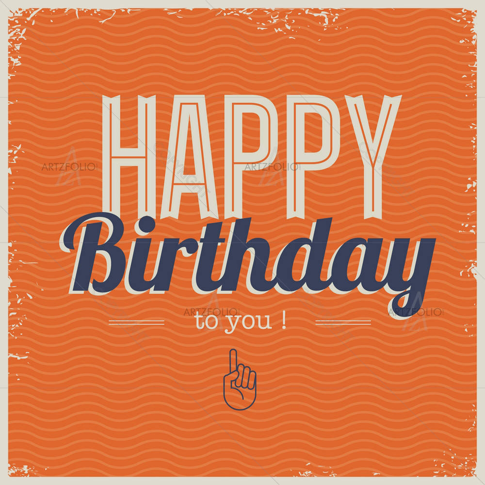 Happy Birthday D1 — custom-size art design 5002032